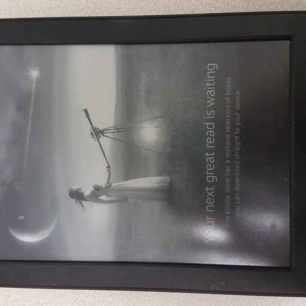 Amazon Kindle 8 inch black and white